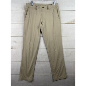 Bonobos Golf Pants Mens 32x32 Beige Lightweight Performance Stretch Polyester